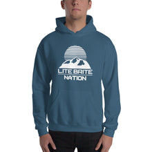 Load image into Gallery viewer, LBN Hoodie. WHT Logo.
