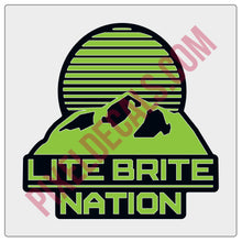 Load image into Gallery viewer, LITE BRITE NATION DECALS - Autographed!