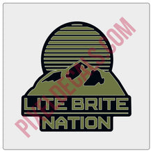 Load image into Gallery viewer, LITE BRITE NATION DECALS - Autographed!