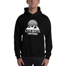 Load image into Gallery viewer, LBN Hoodie. WHT Logo.