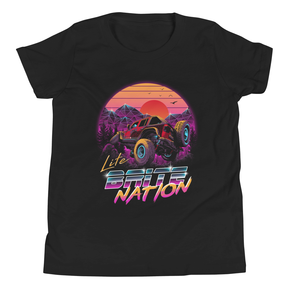 Lite Brite Nation Kids Shirt Lite Brite Studios